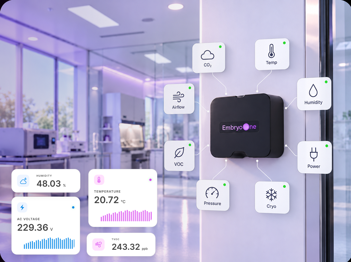 EmbryoOne Lab Health Sensors