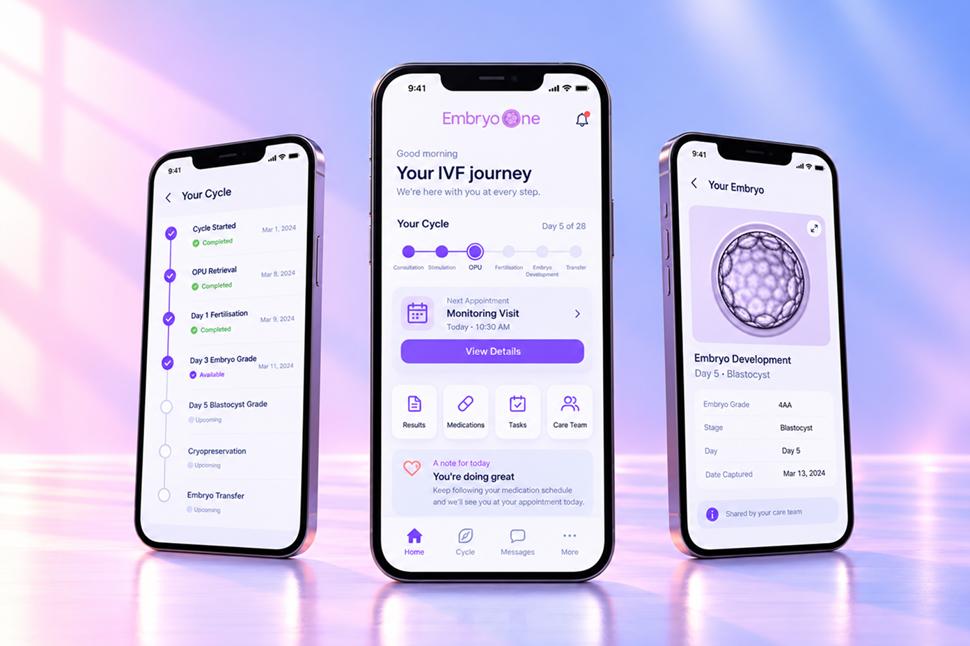 EmbryoOne Patient App
